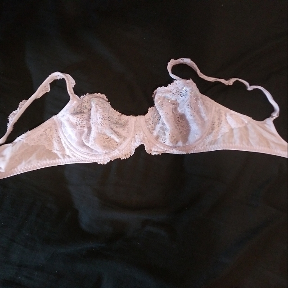Dusty powder blue bra with crystals